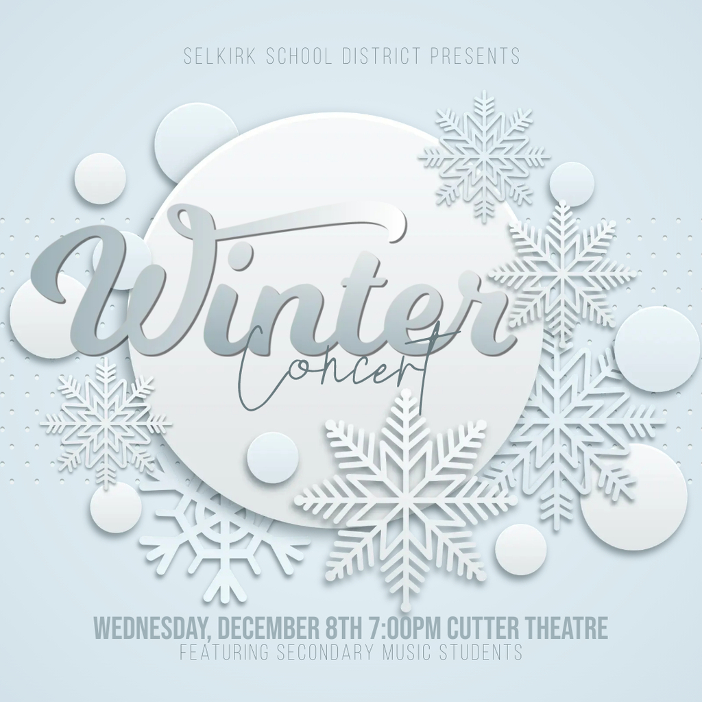 Winter Concert snowflake graphic