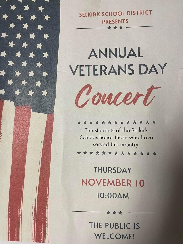 Veterans Concert poster